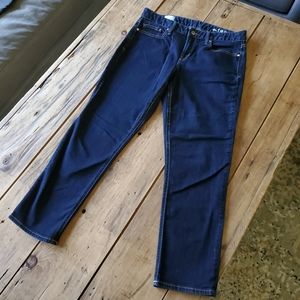GAP Straight Leg Jeans in Dark Blue